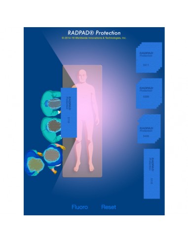 RADPAD 5110 champ stérile anti-x périphérique RADPAD 5110 champ stérile anti-x périphérique