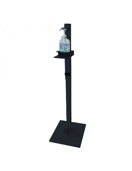 Dispenser for foot-operated hydroalcoholic gel bottles