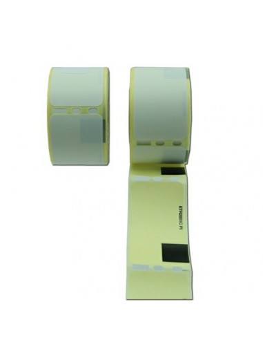 Rouleau d'étiquettes thermiques compatible 28x51mm prédécoupées - 220 étiquettes