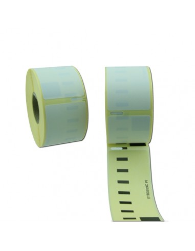 Rouleau d'étiquettes thermiques compatible 36x89mm prédécoupées - 260 étiquettes