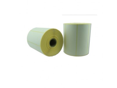 Rouleau d'étiquettes thermiques compatible 100x40mm prédécoupées - 1000 étiquettes