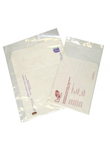 Sac plastique pour la protection des enveloppes radio - format maxi 36x43cm