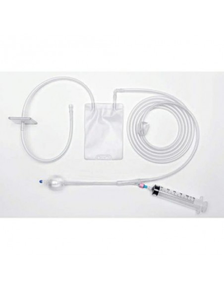 Tube set for colonography compatible with EZEM and VIMAP insufflators