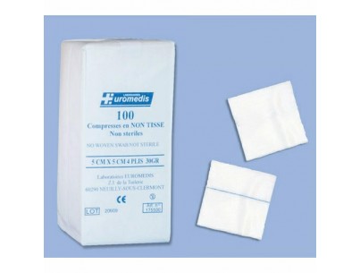 Sterilizable non-sterile compresses