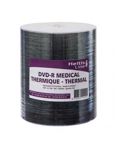 DVD-R Thermique Heltis Line grade A medical