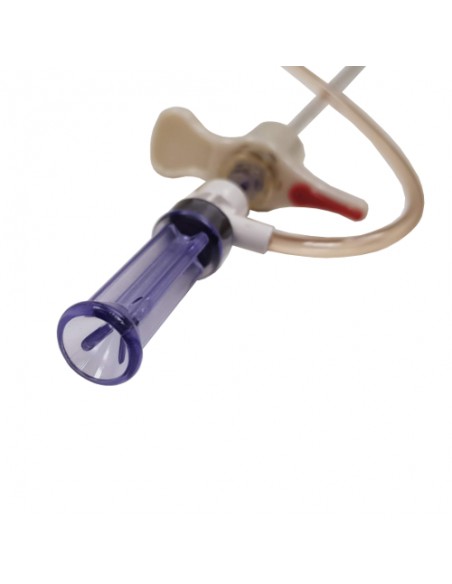 TLab 18G Transjugular Liver Biopsy gun with straight and curved catheters