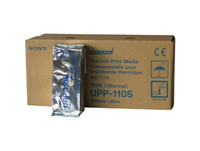 SONY - Papier thermique identité 10UPCX46 - Pour imprimante UP-DX100 -  Carton de 10 x 25 tirages (6/8 poses)