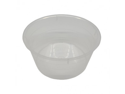 Cupule transparente graduée 60ml simple emballage stérile Carton 100 avec 2 étiquettes de traçabilité