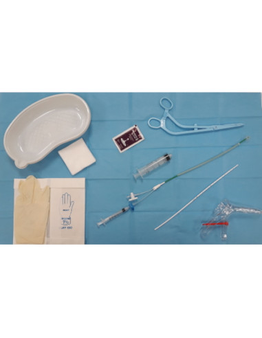 HSG sterile patient kit hystero catheter 5.5F with 20cc syringe for instillation