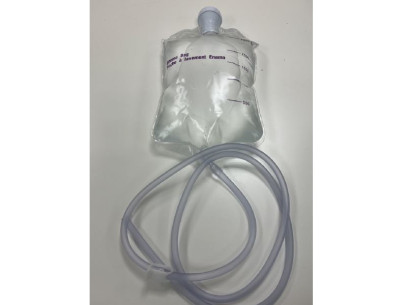 Enema bag HELTIS LINE with clamp and wide clipped cap capacity 2,5L / Per Unit