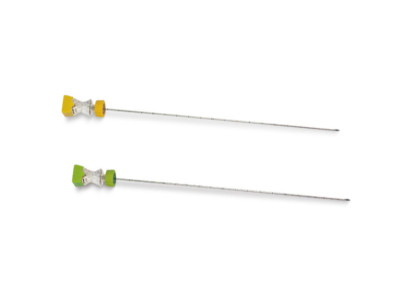 Aiguille chiba cytocan pour biopsie 18G/10cm - boite de 20 Cone luer transparent