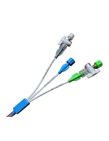 HSG catheter 3 ways flexible and malleable 230mm CH8 with balloon Box of 5 - Sterile EO HSG catheter 3 ways flexible and malleable 230mm CH8 with balloon Box of 5 - Sterile EO