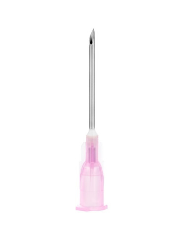 Sol Millenium Needle - 18G - 1" - 25mm (pink) Box of 100 Sol Millenium Needle - 18G - 1" - 25mm (pink) Box of 100