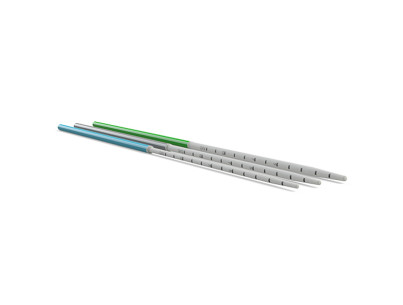 Sterile flexible hysterometer CH10 blue color 12cm graduation Box of 25 - Sterile EO