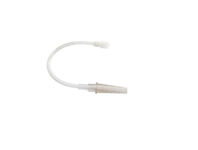 Drainage bag connecting tube - 15cm Luer lock Male/Olive Box of 25