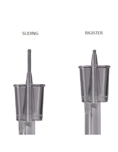 Sterile sliding hysterosalpingography cups SLIDING RIGISTER d. 35mm box of 10 Sterile sliding hysterosalpingography cups SLIDING RIGISTER d. 35mm box of 10