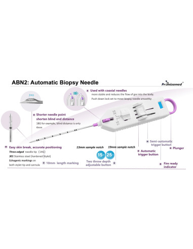 Biopsy gun automatic and semi automatic VeriEcto G2-A Biopsy gun automatic and semi automatic VeriEcto G2-A