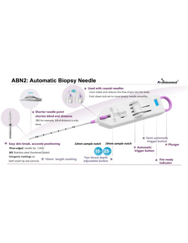 Biopsy gun automatic and semi automatic VeriEcto URO-A Biopsy gun automatic and semi automatic VeriEcto URO-A