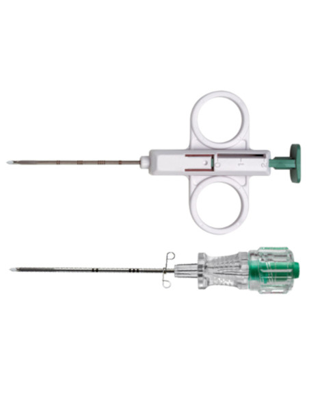 Pistolet semi-automatique Supercore avec coaxiale pour biopsie-A